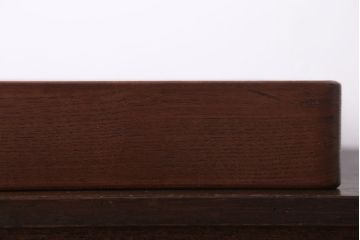 アンティーク雑貨　和製アンティーク　古い木製のレトロな衣装盆(お盆・トレー)(1)