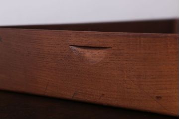 アンティーク雑貨　和製アンティーク　古い木製のレトロな衣装盆(お盆・トレー)(1)