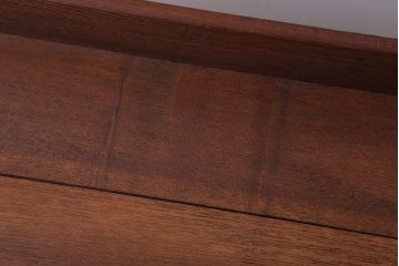 アンティーク雑貨　和製アンティーク　古い木製のレトロな衣装盆(お盆・トレー)(2)