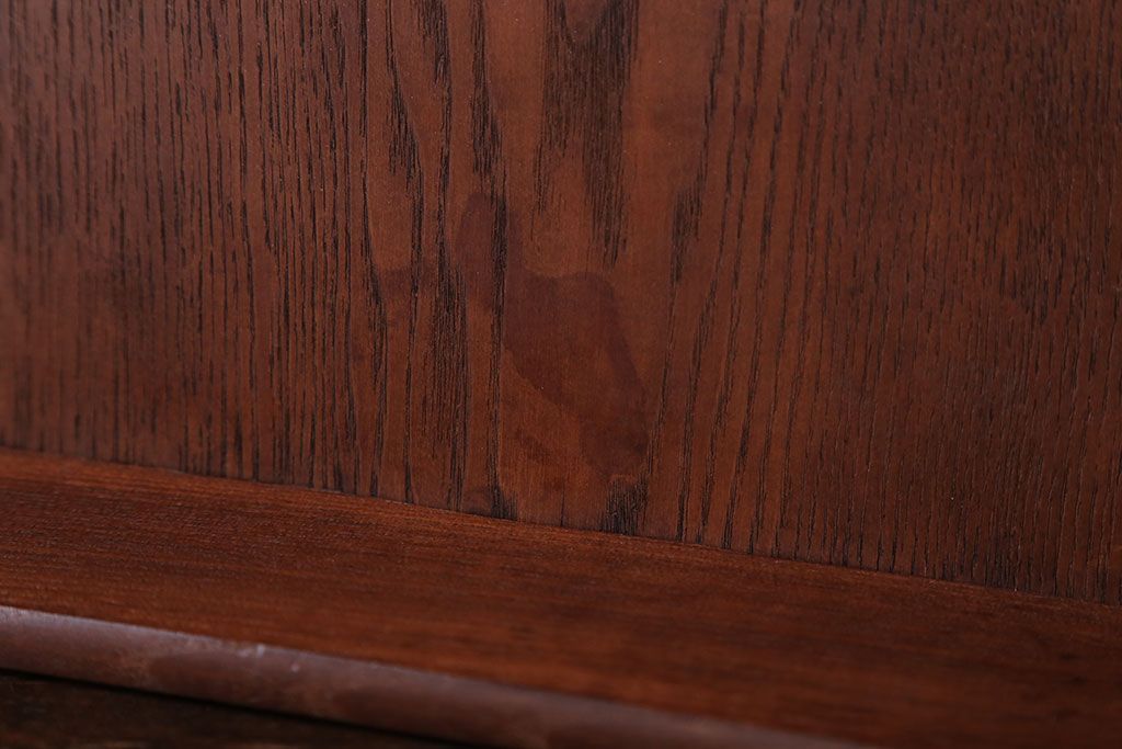 アンティーク雑貨　和製アンティーク　古い木製のレトロな衣装盆(お盆・トレー)(2)