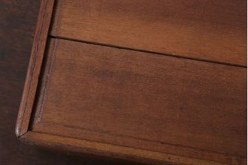 アンティーク雑貨　和製アンティーク　古い木製のレトロな衣装盆(お盆・トレー)(2)