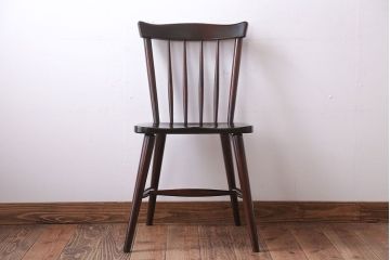 中古　北海道民芸家具　ウィンザーチェア(ダイニングチェア、ウインザーチェア)