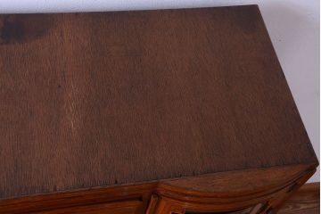 ヴィンテージ家具　ミッドセンチュリー　Rガラス入り!レトロなビンテージチェスト