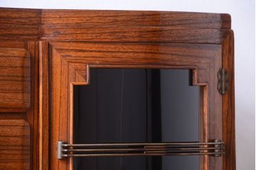 ヴィンテージ家具　ミッドセンチュリー　Rガラス入り!レトロなビンテージチェスト