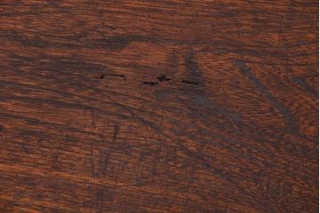 アンティーク家具　古民具・骨董　前面タモ材!上質なアンティーク角脚茶箪笥