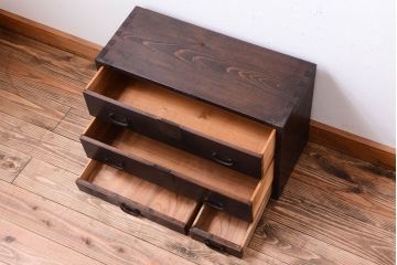 アンティーク家具　古民具・骨董　明治〜大正　古い木のアンティーク小箪笥