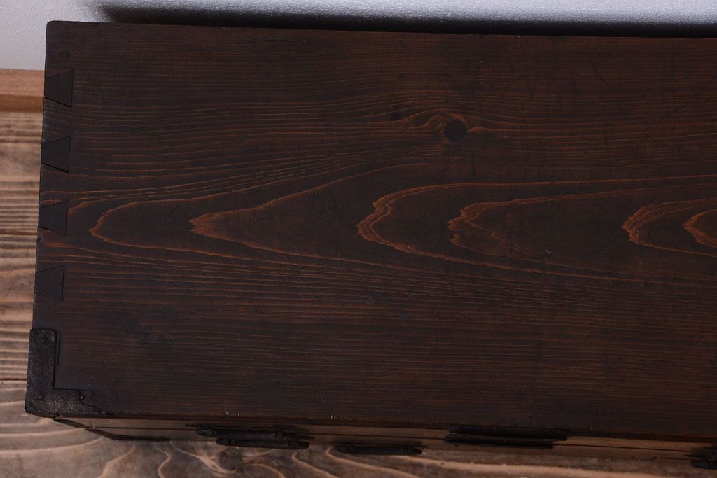 アンティーク家具　古民具・骨董　明治〜大正　古い木のアンティーク小箪笥