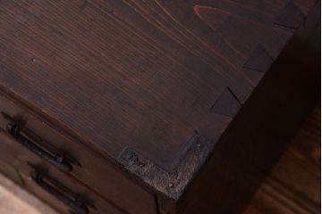 アンティーク家具　古民具・骨董　明治〜大正　古い木のアンティーク小箪笥