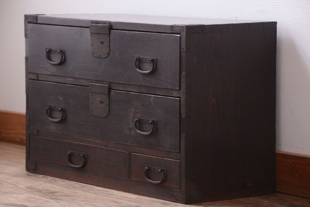 味わい深い小さな骨董家具　箪笥　アンティーク 公式】アンティーク家具ラフジュ工房商品詳細ページアンティーク