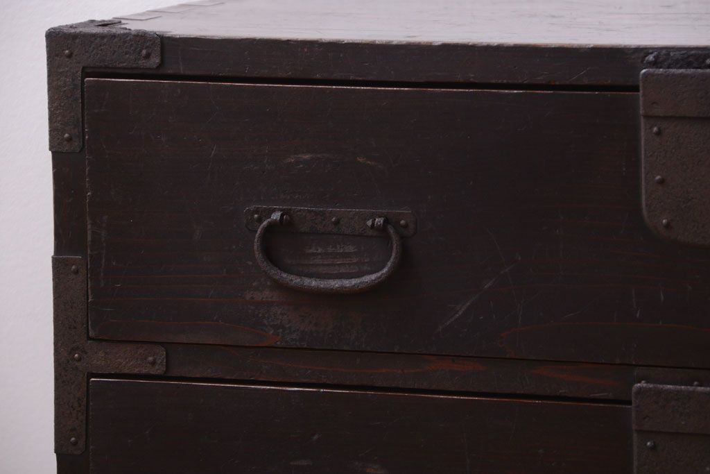 アンティーク家具　古民具・骨董　明治〜大正　古い木のアンティーク小箪笥