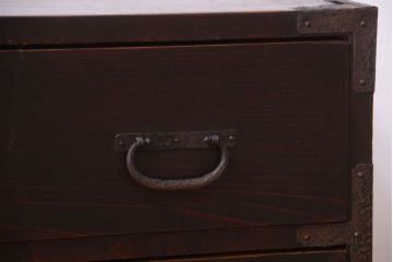 アンティーク家具　古民具・骨董　明治〜大正　古い木のアンティーク小箪笥