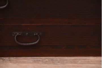アンティーク家具　古民具・骨董　明治〜大正　古い木のアンティーク小箪笥