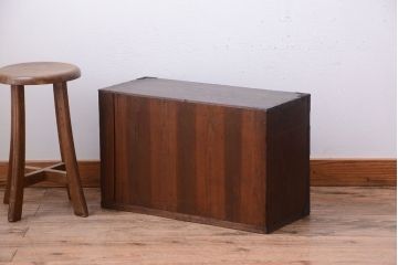 アンティーク家具　古民具・骨董　明治〜大正　古い木のアンティーク小箪笥