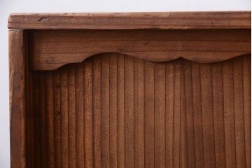 アンティーク家具　和製アンティーク　古い木味の小引き出し(戸棚)