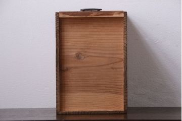 アンティーク家具　和製アンティーク　古い木味の小引き出し(戸棚)