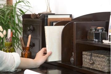 アンティーク家具　和製アンティーク　組み立て式!上品な両袖机