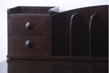アンティーク家具　和製アンティーク　組み立て式!上品な両袖机