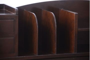 アンティーク家具　和製アンティーク　組み立て式!上品な両袖机
