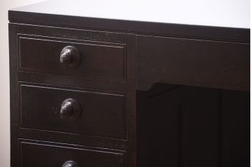 アンティーク家具　和製アンティーク　組み立て式!上品な両袖机
