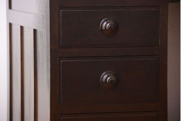 アンティーク家具　和製アンティーク　組み立て式!上品な両袖机