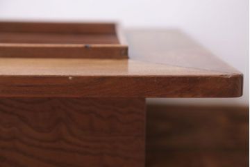 アンティーク雑貨　古民具・骨董　古い桑材製の高級角火鉢