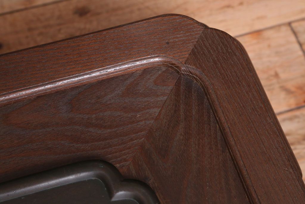 アンティーク雑貨　古民具・骨董　明治期　高級品!総桑材のアンティーク大名火鉢