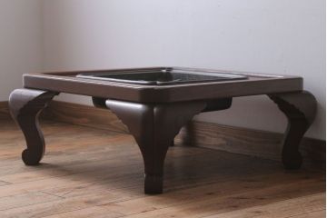 アンティーク雑貨　古民具・骨董　明治期　高級品!総桑材のアンティーク大名火鉢