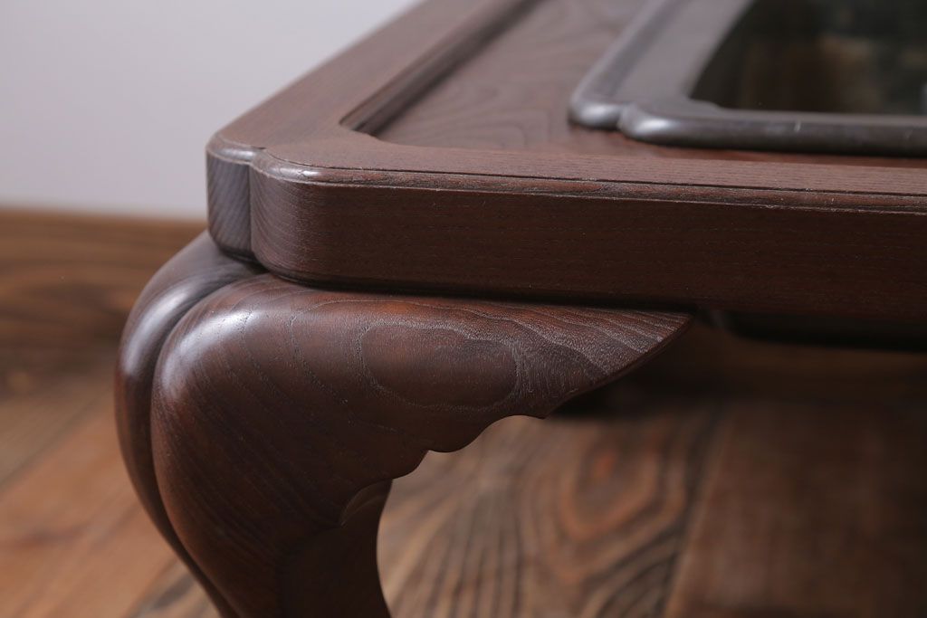 アンティーク雑貨　古民具・骨董　明治期　高級品!総桑材のアンティーク大名火鉢