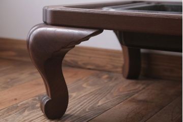 アンティーク雑貨　古民具・骨董　明治期　高級品!総桑材のアンティーク大名火鉢