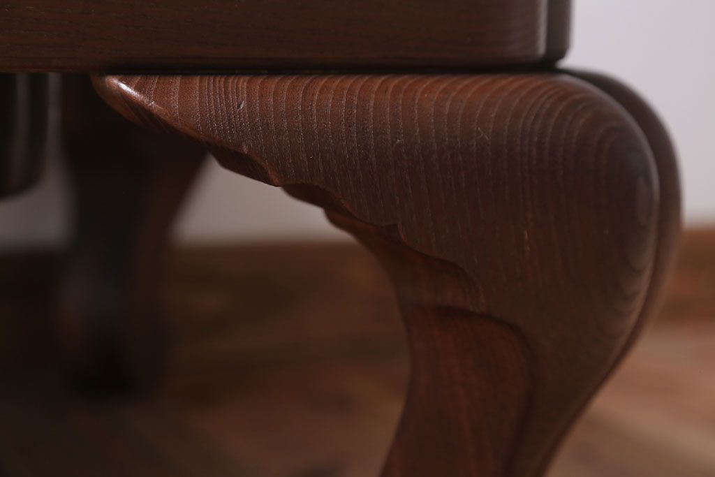 アンティーク雑貨　古民具・骨董　明治期　高級品!総桑材のアンティーク大名火鉢