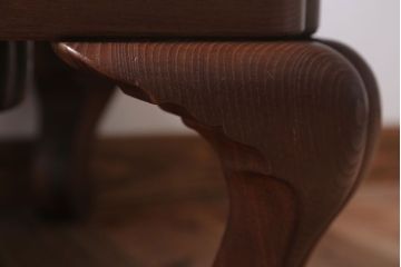 アンティーク雑貨　古民具・骨董　明治期　高級品!総桑材のアンティーク大名火鉢