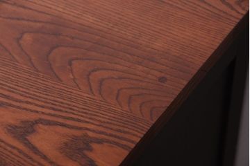 アンティーク家具　アンティークペイント　モールガラス戸の脚付きリメイク戸棚(収納棚)