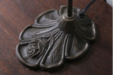中古　ステンドグラスのデスクスタンド
