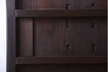 古民具・骨董　明治〜大正期　檜・欅材製のアンティーク蔵戸(玄関戸)