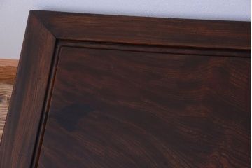 アンティーク雑貨　古民具・骨董　明治〜大正期　天板一枚板!総欅材の大ぶりな座卓