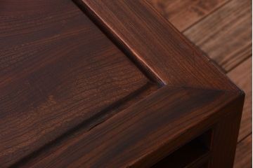 アンティーク雑貨　古民具・骨董　明治〜大正期　天板一枚板!総欅材の大ぶりな座卓