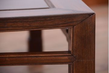 アンティーク雑貨　古民具・骨董　明治〜大正期　天板一枚板!総欅材の大ぶりな座卓