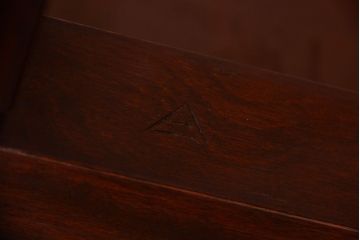 中古　松本民芸家具　13型　T.F　バタフライ卓(エクステンションテーブル)(3)