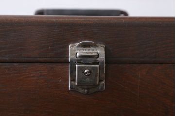 アンティーク雑貨　和製アンティーク　古い木製の小物収納箱(薬箱・木箱)(1)