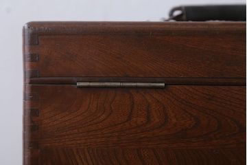 アンティーク雑貨　和製アンティーク　古い木製の小物収納箱(薬箱・木箱)(1)