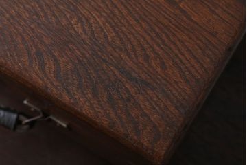 アンティーク雑貨　和製アンティーク　古い木製の小物収納箱(薬箱・木箱)(2)