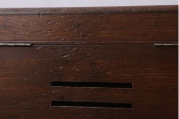 アンティーク雑貨　和製アンティーク　古い木製の小物収納箱(薬箱・木箱)(2)