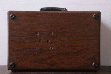 アンティーク雑貨　和製アンティーク　古い木製の小物収納箱(薬箱・木箱)(2)