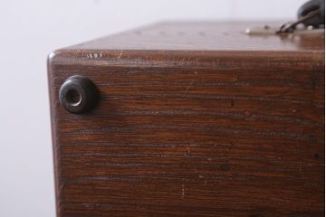 アンティーク雑貨　和製アンティーク　古い木製の小物収納箱(薬箱・木箱)(2)