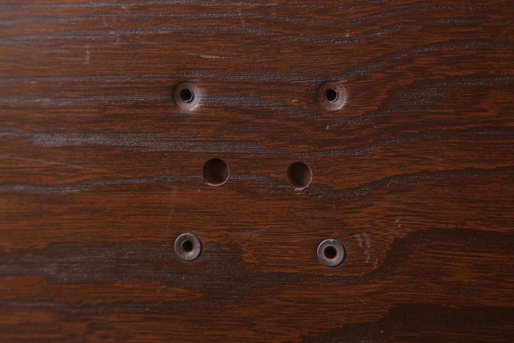 アンティーク雑貨　和製アンティーク　古い木製の小物収納箱(薬箱・木箱)(2)