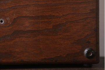 アンティーク雑貨　和製アンティーク　古い木製の小物収納箱(薬箱・木箱)(2)