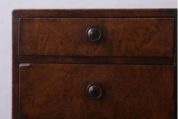 レトロ家具　昭和レトロ　古い木製のかわいいアンティーク小引き出し