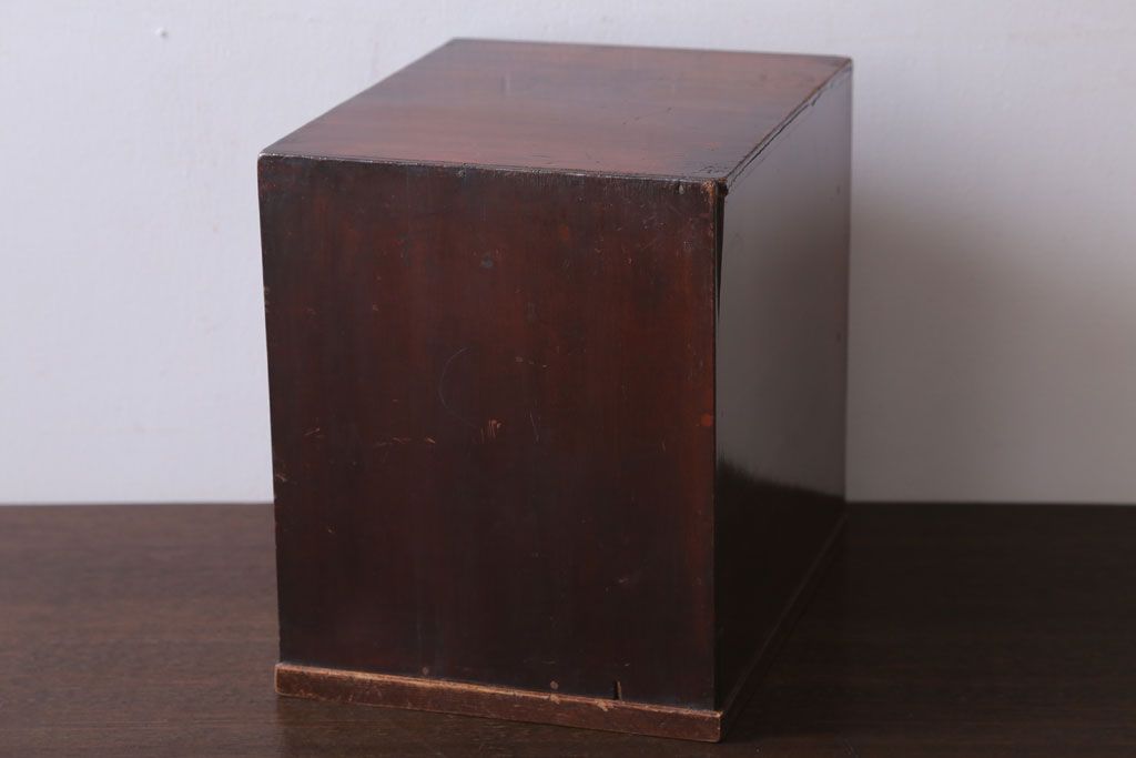 レトロ家具　昭和レトロ　古い木製のかわいいアンティーク小引き出し