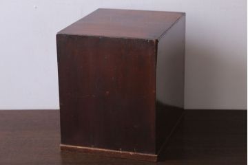 レトロ家具　昭和レトロ　古い木製のかわいいアンティーク小引き出し