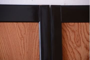 中古　民芸家具　木目が美しい板戸4枚セット